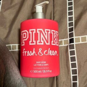 Pink fresh and clean body lotion
